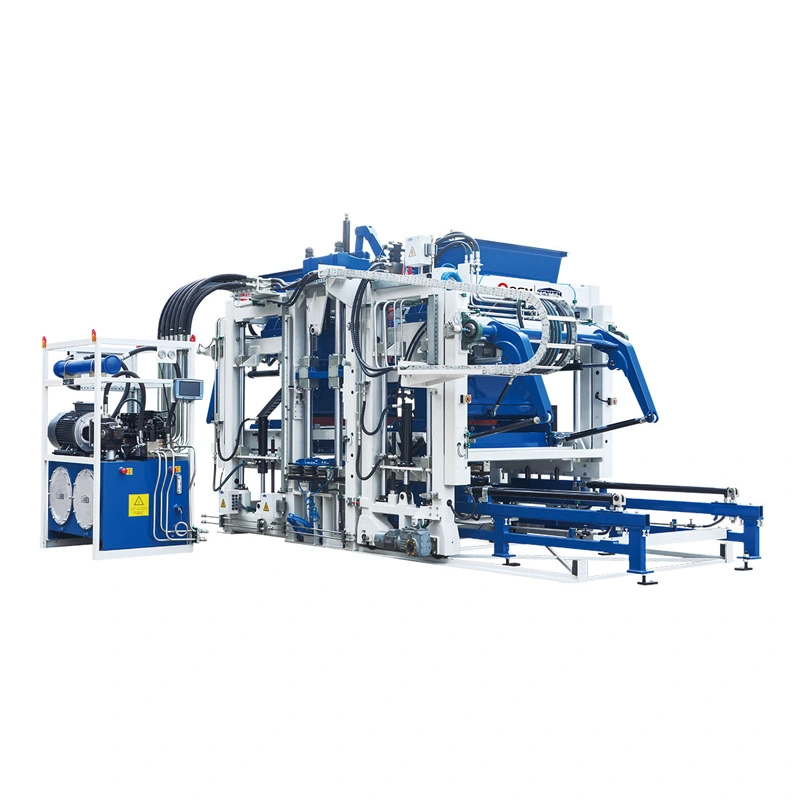 Block machine for concrete
