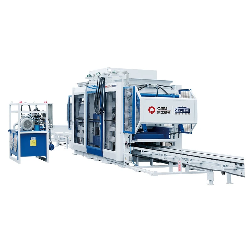 Concrete block making machine
