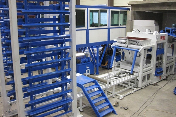 Машина для производства бетонных блоков