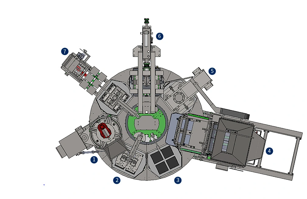 Машина для производства блоков и кирпичей