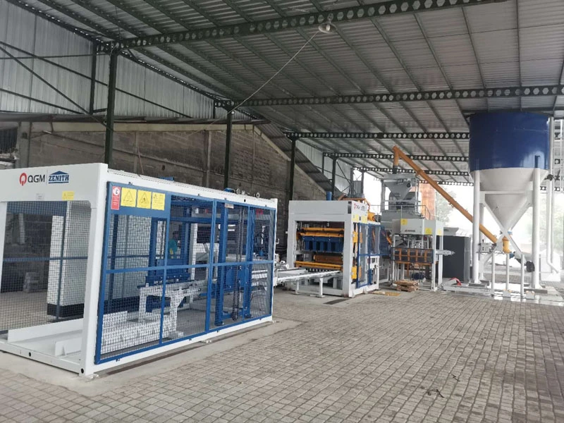 Машина для формования блоков