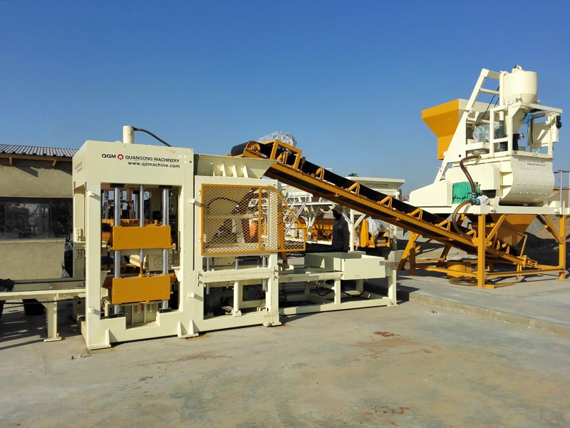 Машина для формования блоков