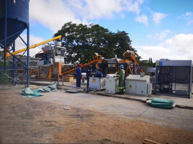 Машина для производства водопроницаемого кирпича